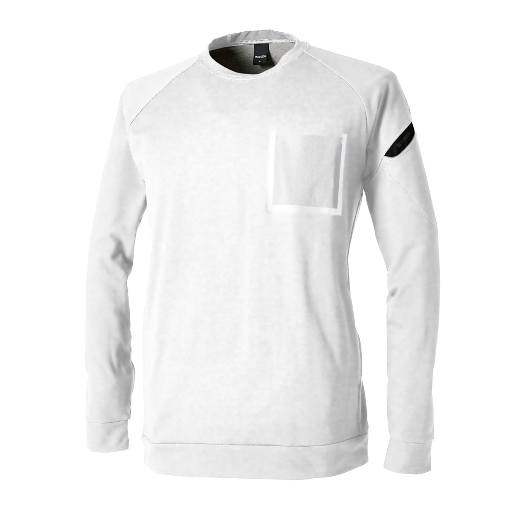 TSデザイン スウェットシャツ 長袖シャツ コーデュラ 8645 TSDELTA ストレッチ オールシーズン 耐久性 高強度 作業服 作業着