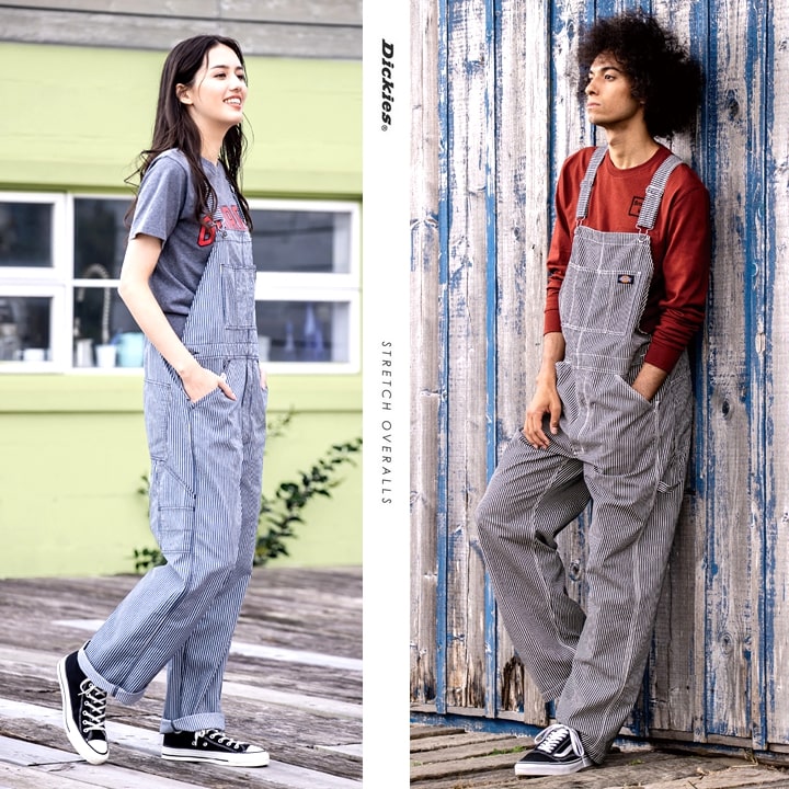 ディッキーズ サロペット オーバーオール つなぎ D-7109 ストレッチ UVカット 春夏 作業服 作業着 Dickies