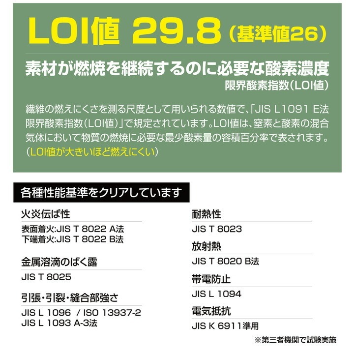 シャツ 防炎 作業服 溶接 難燃素材 火に強い 綿100％ 4407 HONO 防護服 防炎服 制電性 防炎性 耐炎 耐熱 工場 作業着 作業服 ユニフォーム JIS規格適合 鳳皇 村上被服 HOOH