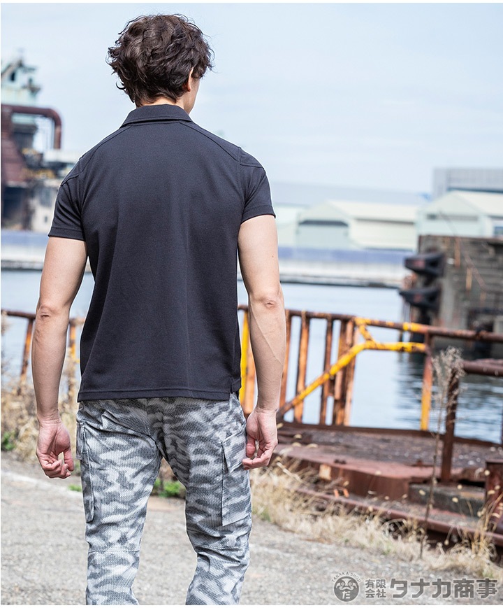 【オマケ付き・ゲリラ値下げ・完売品】 深夜未明 胸ロゴ入り半袖ポロシャツ ゾゾゾ オマケ付き・ゲリラ値下げ・完売品】 深夜未明 胸ロゴ入り半袖