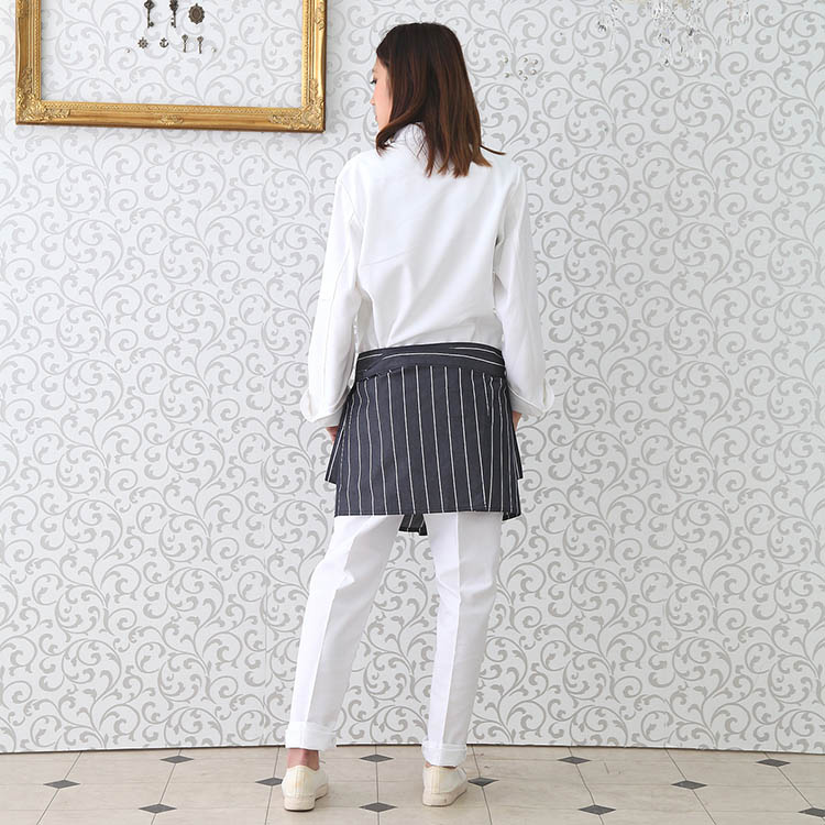 ショートエプロン RT6852 HAKUI セブンユニフォーム 腰下タイプ