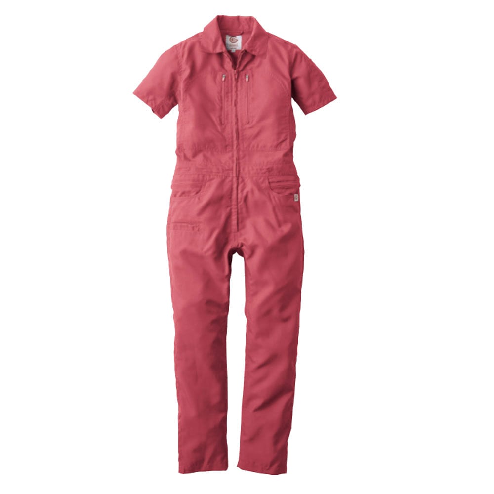 クールフェミニンツナギ 女性用 GE-735 つなぎ グレースエンジニアーズ 春夏 SKプロダクト  大きいサイズ7B・9B・11B 半袖つなぎ レディース GE-735 グレースエンジニアーズ クール