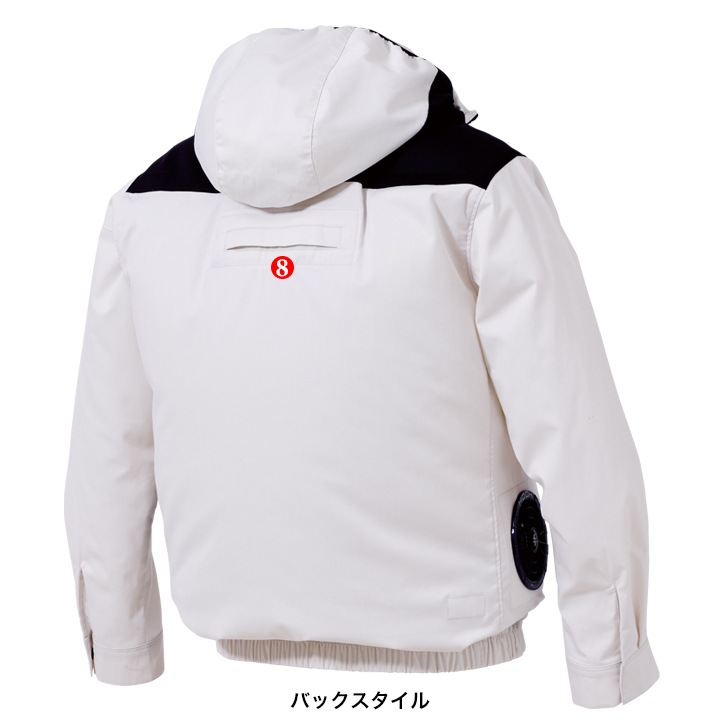 即日発送】空調服 サイドファン HOOH 2025年モデル 長袖ブルゾン V2512