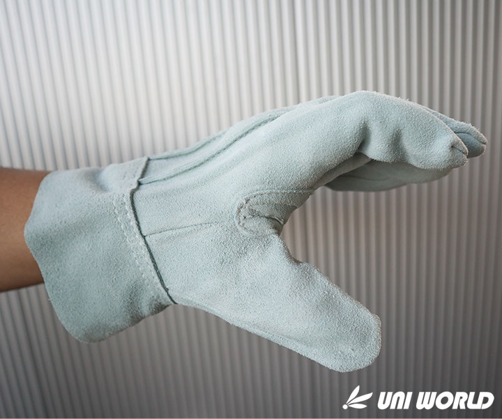 革手袋 皮手袋 50双 作業用 DIY等 即日発送】革手袋 作業用 皮手50双組 uni-490 溶接 焚火 火に