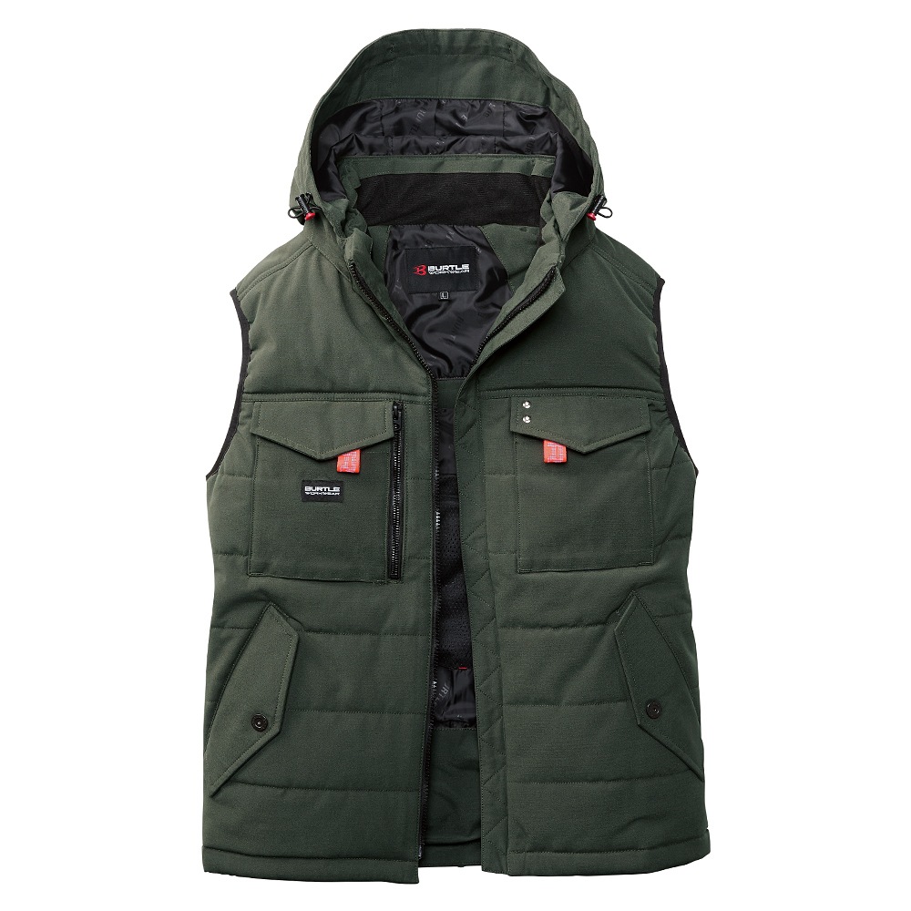 【即日発送】バートル 防寒ベスト 5054 防寒着 防風 撥水 耐久性 フルハーネス対応 サーモクラフト対応 男女兼用 秋冬 作業服 作業着 BURTLE
