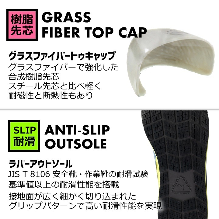【即日発送】プーマ 安全靴 SWITCHBACK DISC MID スウィッチバックディスクミッド ハイカット ミドル ダイヤル式 耐滑 3E クッション性 樹脂先芯 プロテクティブスニーカー セーフティー フットウエア 作業靴 PUMA JAPAN URBANシリーズ