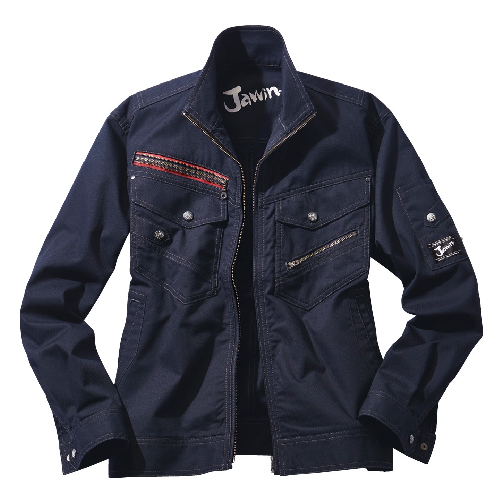 ジャウィン 長袖ブルゾン 52100 秋冬 作業着 作業服 消臭 抗菌 帯電