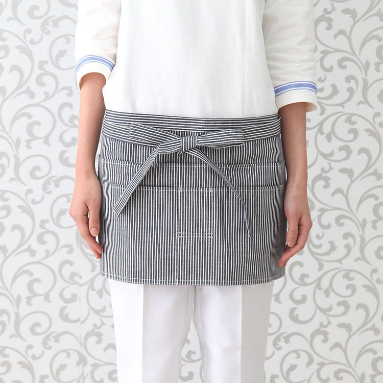 セブンユニフォーム メンズ レディース 腰下タイプ ショートエプロン RT6868 HAKUI セブンユニフォーム 腰下タイプ