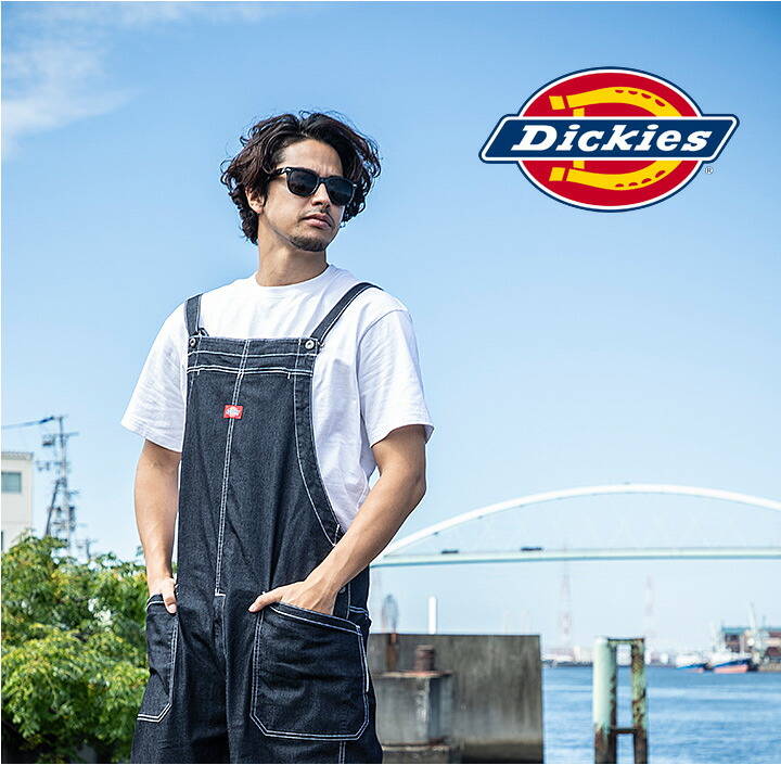 ディッキーズ つなぎ オーバーオール ストレッチデニム サロペット D-709
