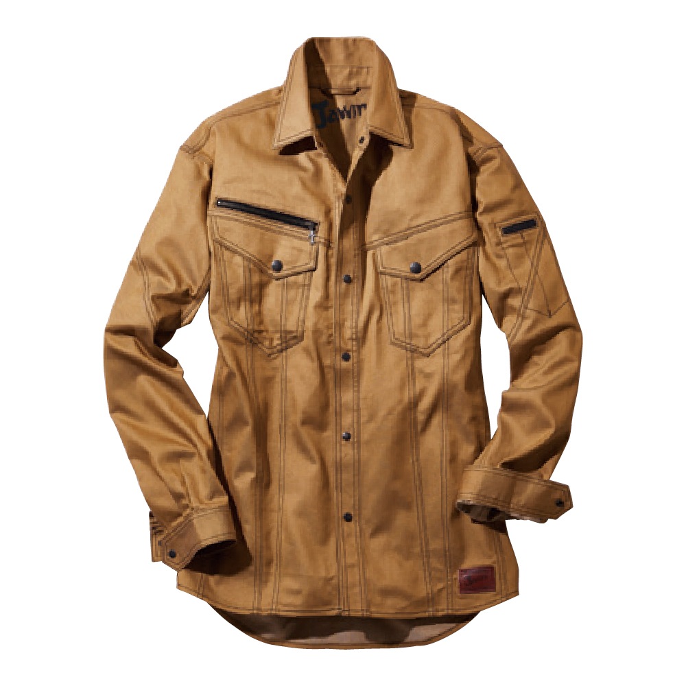 【新品】夏服　5点 ジャウィン JAWIN 52404 長袖シャツ 【秋冬】 作業服 作業着