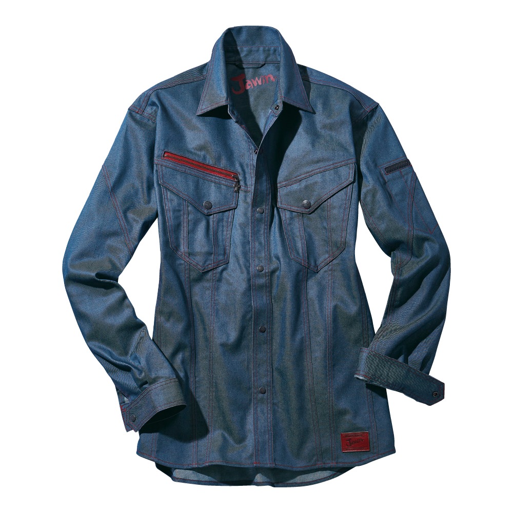 【新品】夏服　5点 ジャウィン JAWIN 52404 長袖シャツ 【秋冬】 作業服 作業着