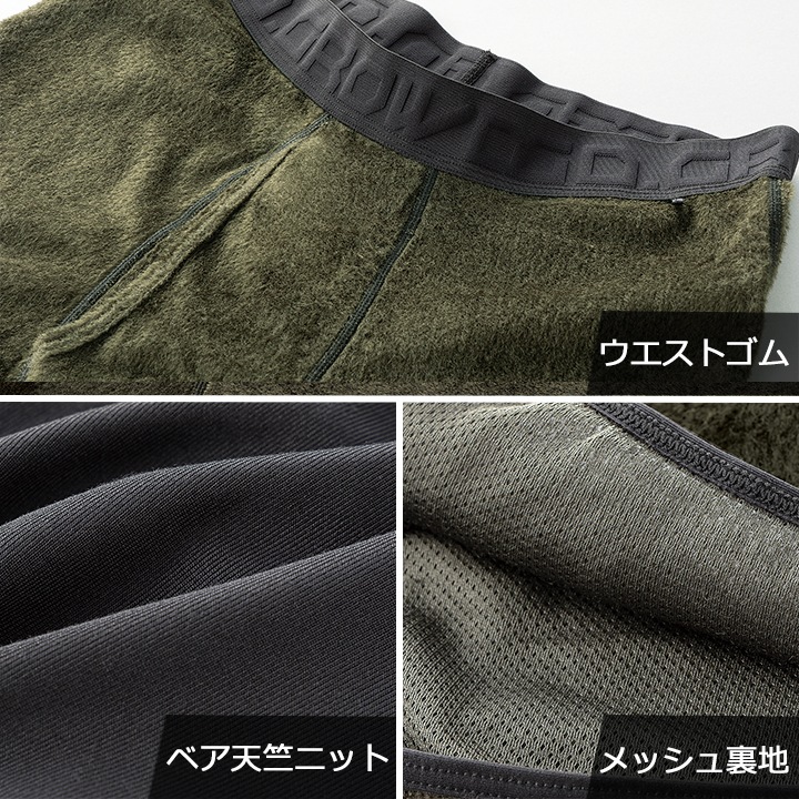 防寒着 インナーパンツ ハイブリットアンダーパンツ Octa cpcp ニット