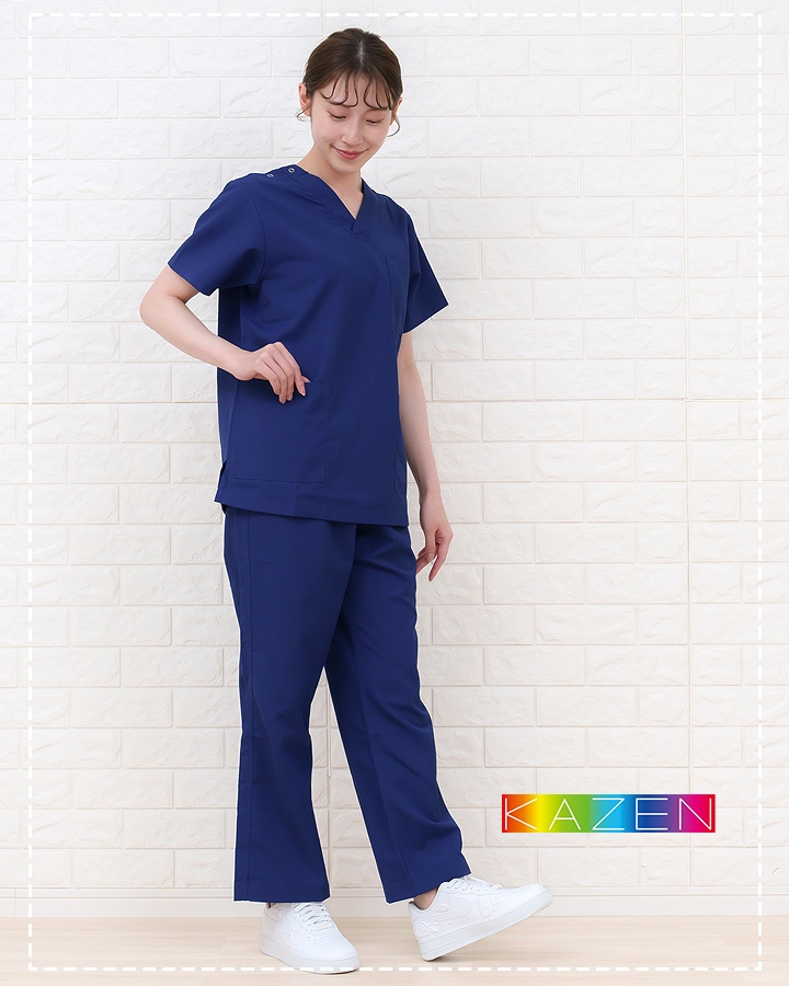 スクラブ 医療 人気 サンアロー カゼン KAZEN 白衣 医療用 133