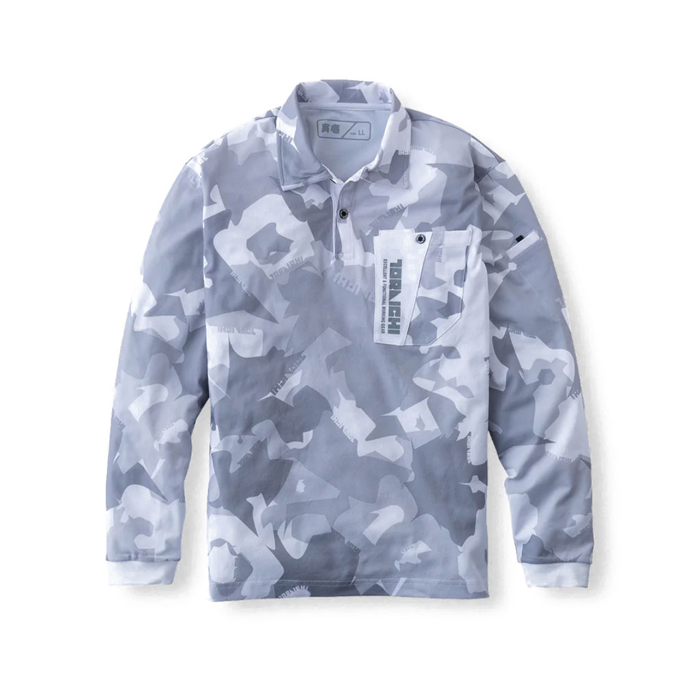 即日発送】寅壱 長袖ポロシャツ 5992-614 ストレッチ 吸水性 消臭 形状