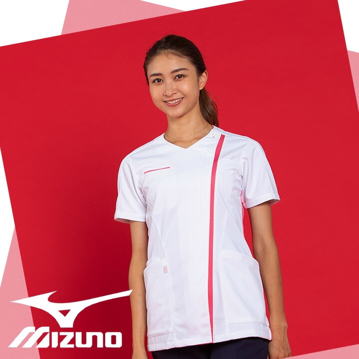 ミズノ スクラブ 医療 白衣 ファスナースクラブ レディース MIZUNO MZ