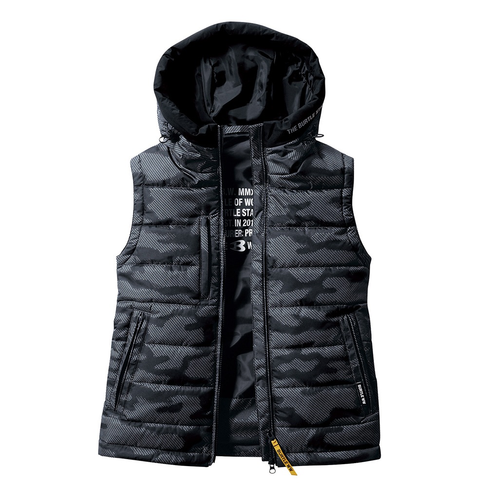 即日発送】バートル 防寒ベスト 5034 冬用 撥水 防風 透湿 フーディ