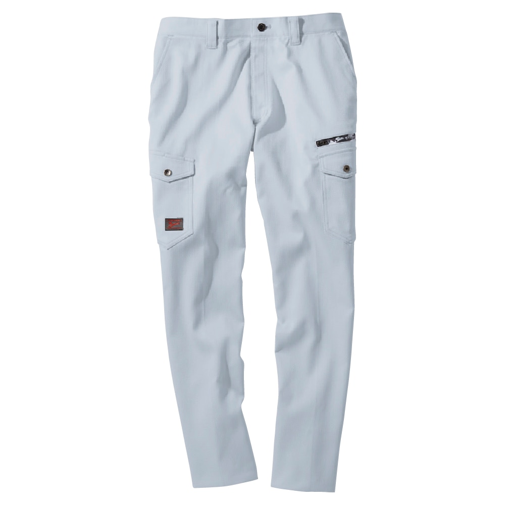 ジャウィン 作業服 カーゴパンツ 52802 ストレッチ ノータック 帯電