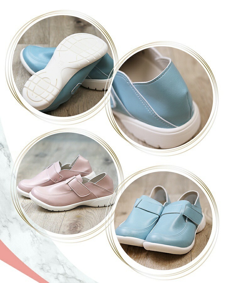 リゲッタ ナースシューズ 医療 2WAY クロスベルトパンプス RW-0024 Regeta 医療用 靴 病院 クリニック 看護師 痛くない 疲れにくい 歩きやすい 柔らかい 軽いホワイト ブラックピンク ブルー ナースサンダル