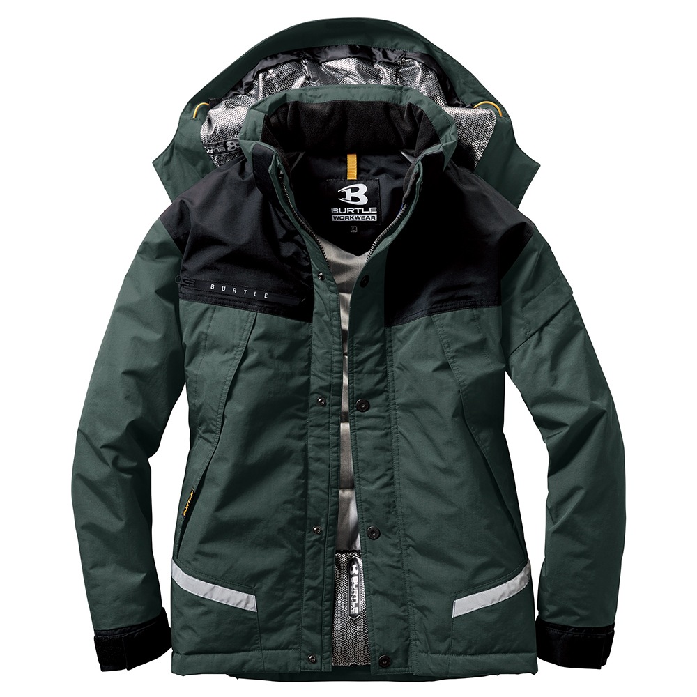 バートル 防水防寒ジャケット 大型フード付き 7610 男女兼用 撥水 防汚