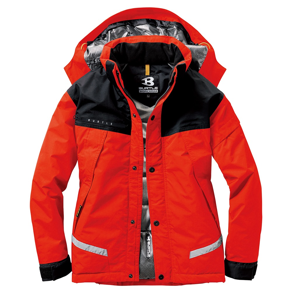 バートル 防水防寒ジャケット 大型フード付き 7610 男女兼用 撥水 防汚