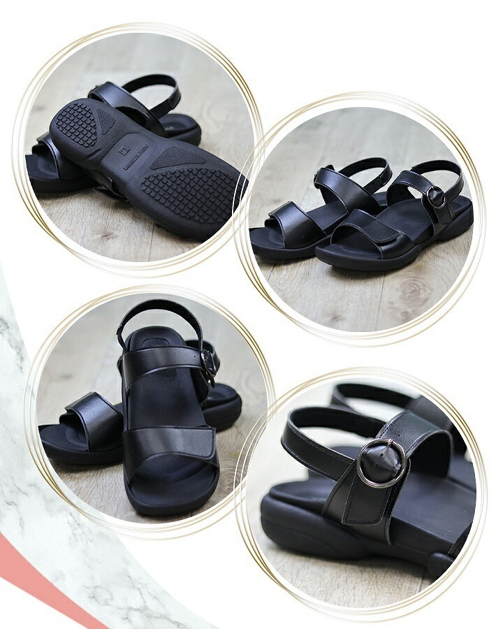 リゲッタ サンダル ワークグミサンダル 靴 オフィス Regeta RW-1014 Regeta 痛くない 疲れにくい 歩きやすい ナースシューズ 医療 事務 ホワイト ブラック 柔らかい 軽い