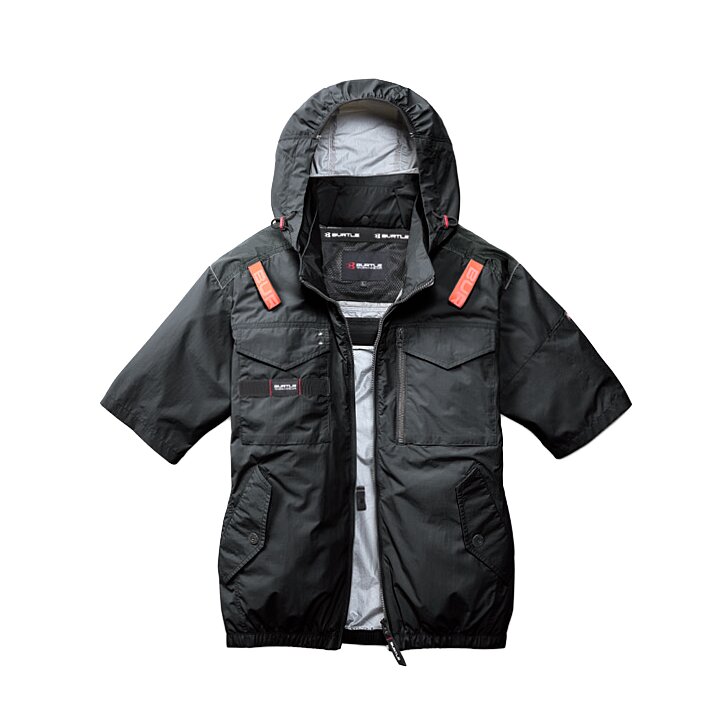 【即日発送】バートル 2026年 空調 エアークラフト サイドバック 半袖ブルゾン AC1156【服のみ】ファン対応 男女兼用 サイドバックファン ジャケット 熱中症対策 軽量 遮熱 撥水加工 アウトドア スポーツ 作業着 作業服 電動ファン対応作業服