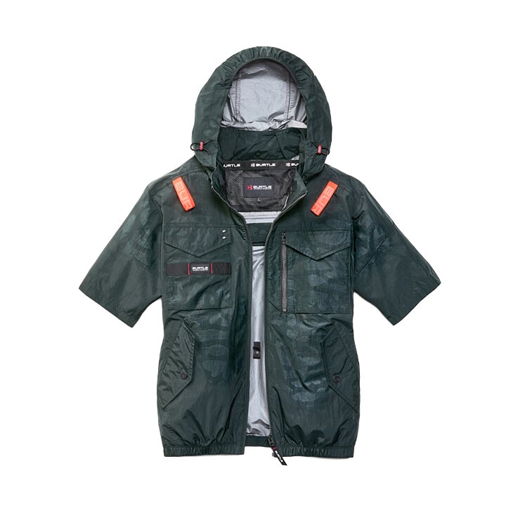【即日発送】バートル 2026年 空調 エアークラフト サイドバック 半袖ブルゾン AC1156【服のみ】ファン対応 男女兼用 サイドバックファン ジャケット 熱中症対策 軽量 遮熱 撥水加工 アウトドア スポーツ 作業着 作業服 電動ファン対応作業服