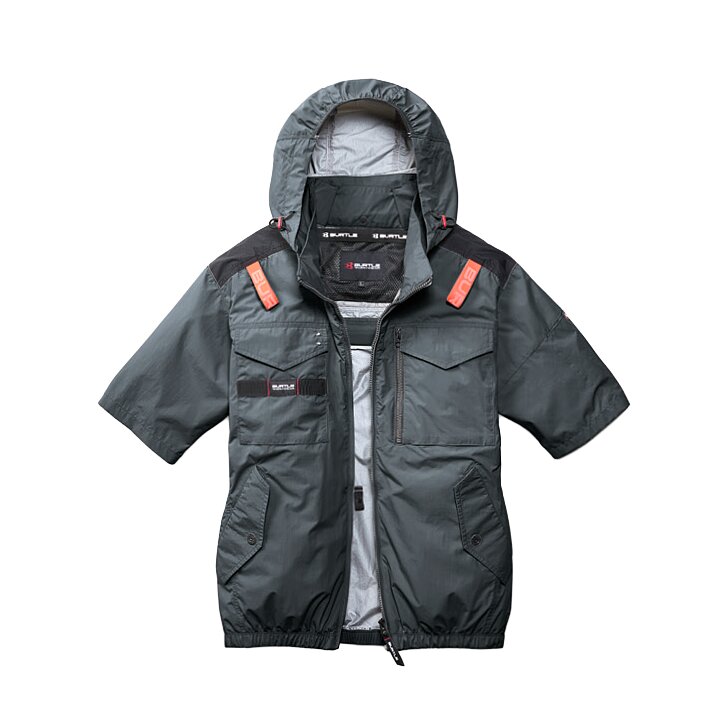 【即日発送】バートル 2026年 空調 エアークラフト サイドバック 半袖ブルゾン AC1156【服のみ】ファン対応 男女兼用 サイドバックファン ジャケット 熱中症対策 軽量 遮熱 撥水加工 アウトドア スポーツ 作業着 作業服 電動ファン対応作業服