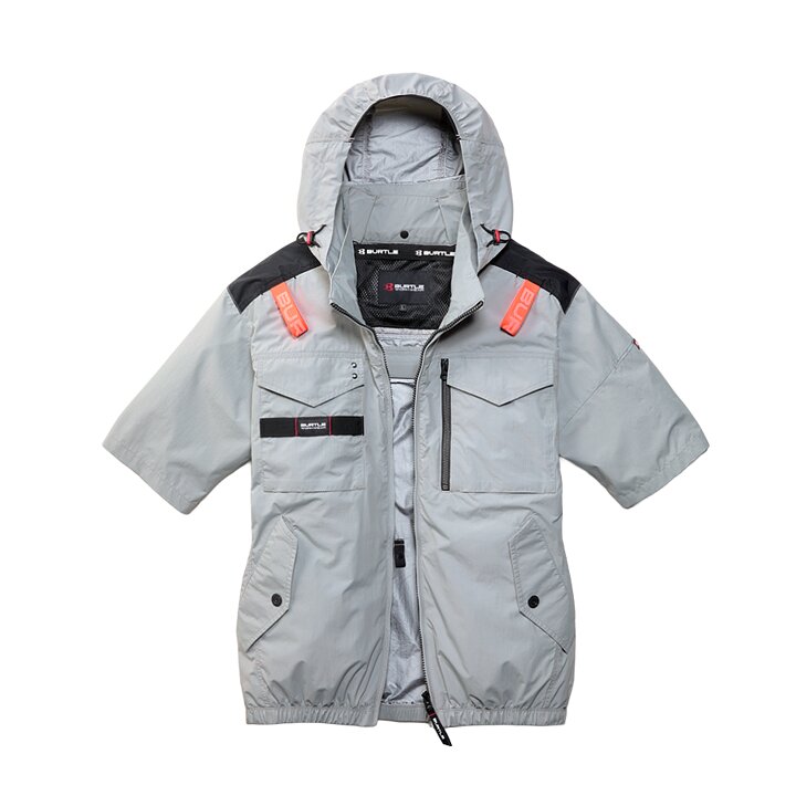 【即日発送】バートル 2026年 空調 エアークラフト サイドバック 半袖ブルゾン AC1156【服のみ】ファン対応 男女兼用 サイドバックファン ジャケット 熱中症対策 軽量 遮熱 撥水加工 アウトドア スポーツ 作業着 作業服 電動ファン対応作業服