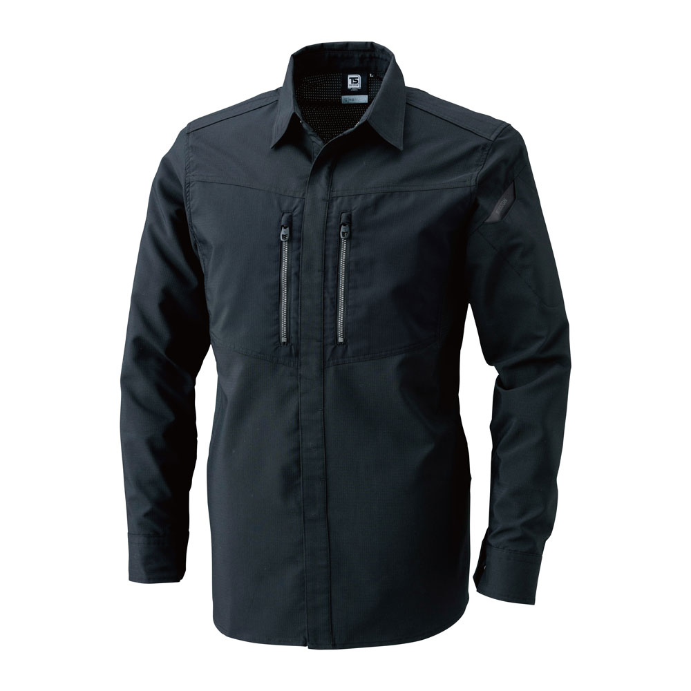 TSデザイン 長袖シャツ 速乾 ストレッチ 84605 超軽量 高強度 吸汗速乾