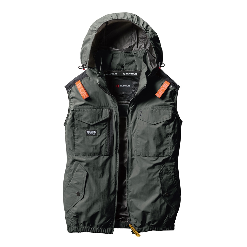 BURTLEwork wear空調服メンズL エアークラフト　タクティカルベスト 即日発送】バートル 空調 服 エアークラフト ベスト
