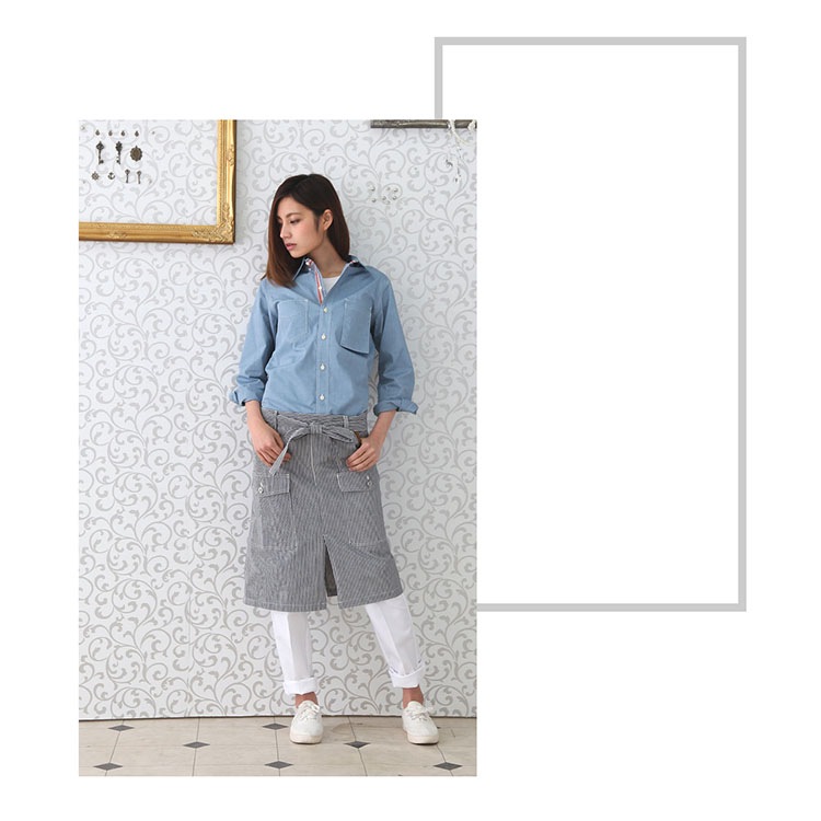 セブンユニフォーム メンズ レディース 腰下タイプ