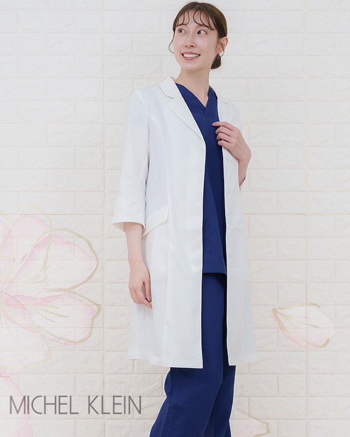 ドクターコート 白衣 ミッシェルクラン MK-0012 レディース白衣
