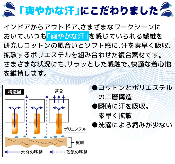 ジーベック 長袖シャツ 9653 防縮 防シワ 消臭 吸汗 速乾 カジュアル 作業服 作業着 春夏 XEBEC ユニフォーム 9654シリーズ