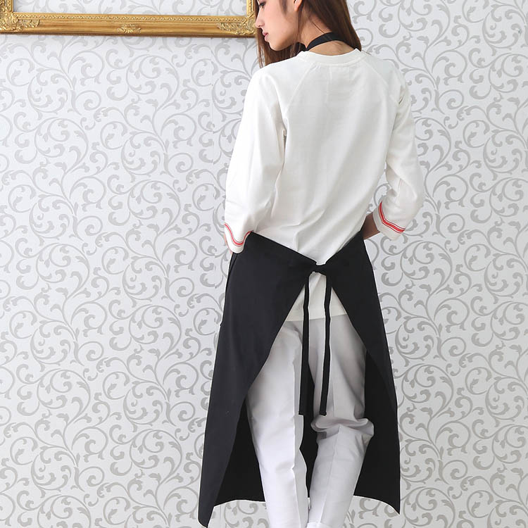 エプロン カフェ 前掛け RT6903 HAKUI セブンユニフォーム 首掛け