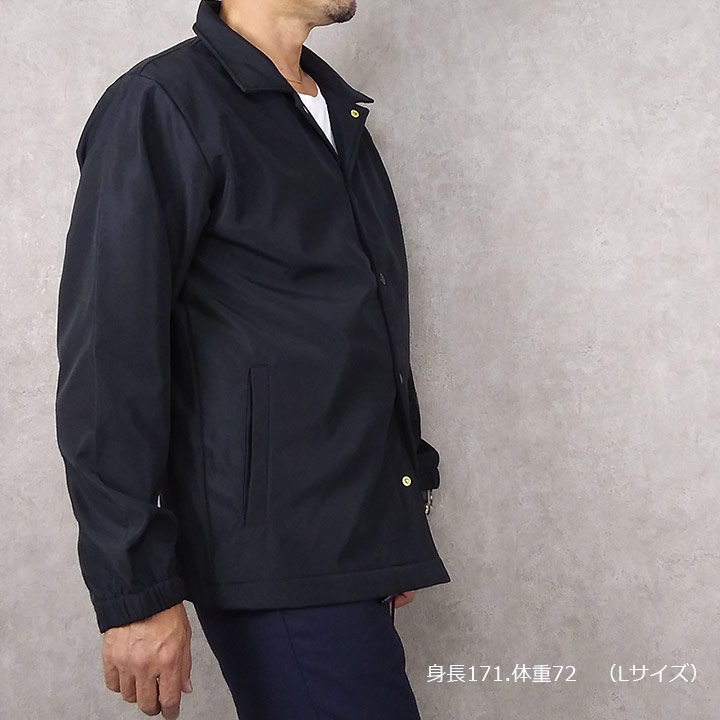 コーチ　COACH フード付きハーフジャケット　裏付き コーチジャケット 裏ボア ジャケット メンズ サーフブランド ロゴ 刺繍
