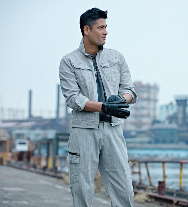 ジャケット・アウター chiii Dolman Sleeve Dungaree Shirts chiii Dolman Sleeve Dungaree Shirts