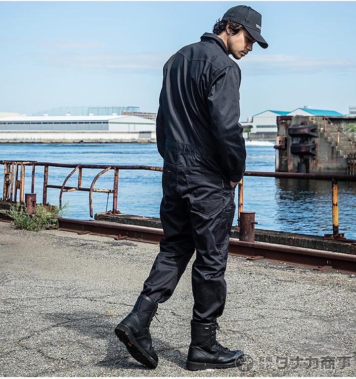 グレースエンジニア 長袖つなぎ メランジ調 GE-430 オール グレースエンジニア 長袖つなぎ メランジ調 GE-430 オール