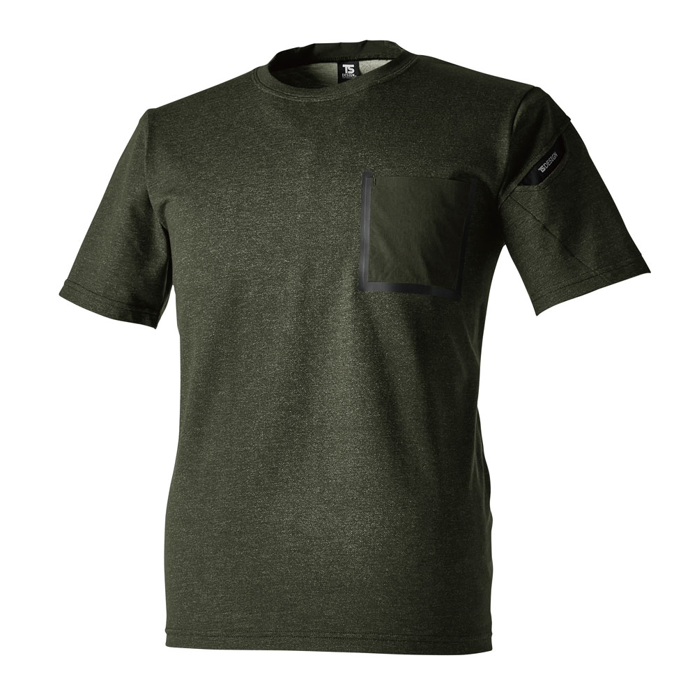 TSデザイン 半袖シャツ メンズ ストレッチ Tシャツ 8655 TS DELTA
