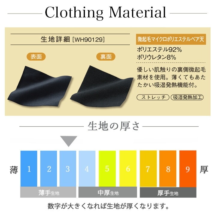 【即日発送】スクラブ インナー インナーシャツ 七分袖 アンダーウェア ホワイセル ストレッチ 白衣 wh90129 レディース メンズ 抗菌 消臭 吸湿 発熱 医療用 whisel 自重堂 2枚セット【メール便送料無料】