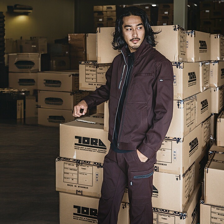 寅壱 カーゴパンツ 3560-219 春秋冬用 ストレッチ ドライ 防風 ズボン