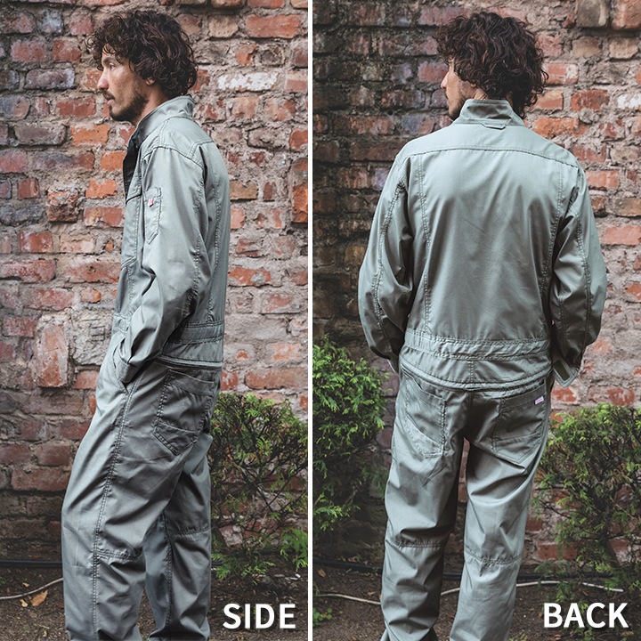 ハ*チ様 （最終価格）Garments Engineered ツナギ　グレー　サ つなぎ グレースエンジニアーズ 2026 GRACE BACK エディション GE-837