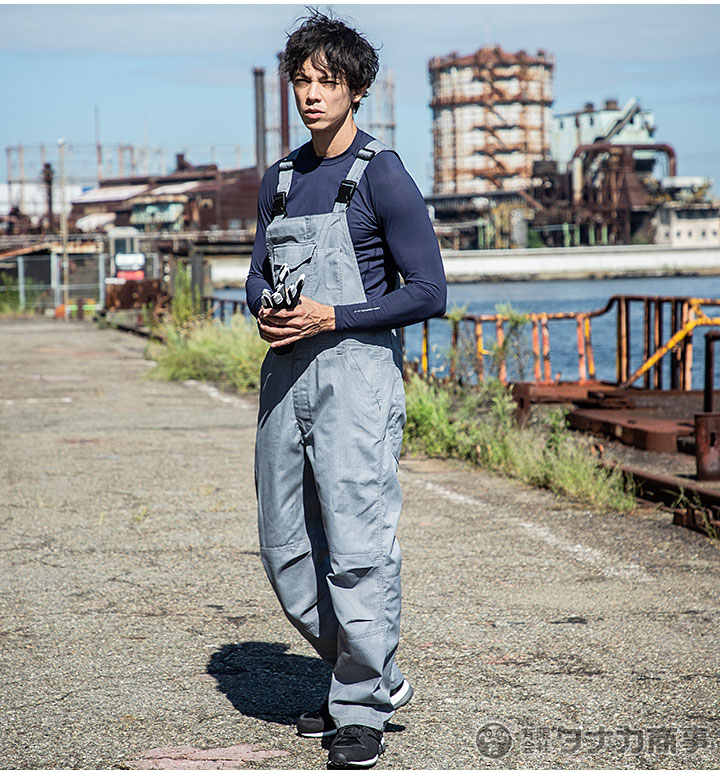 グレースエンジニアーズ つなぎ オーバーオール サロペット 速乾性 GE