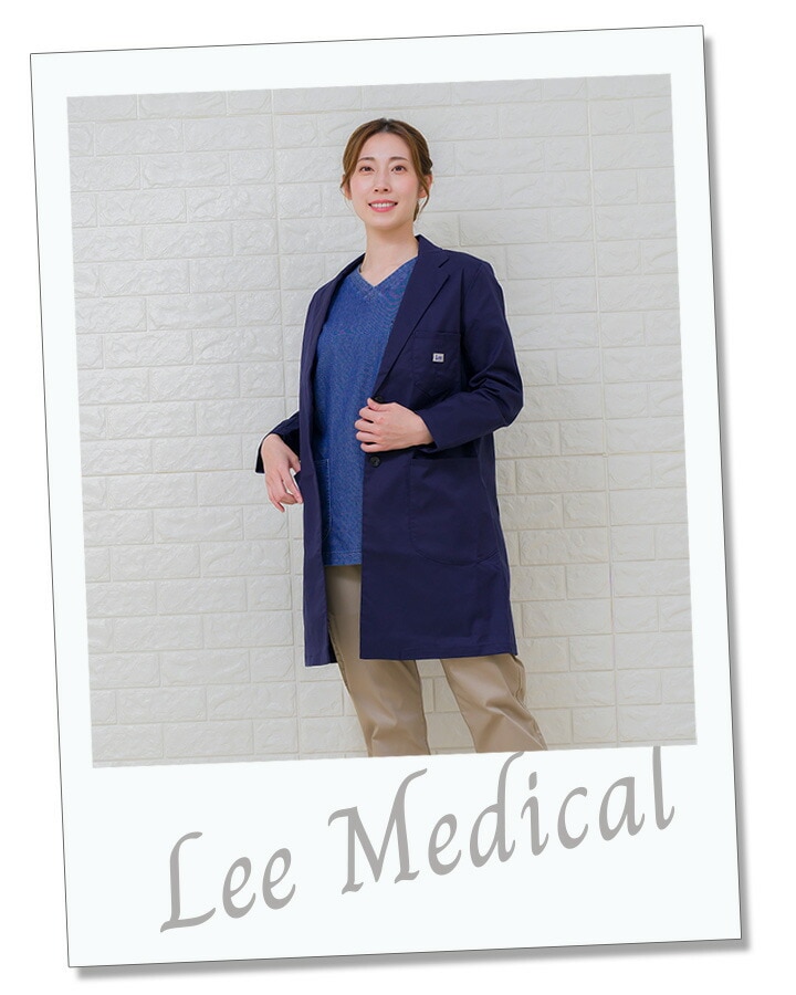 Lee 白衣 医療 ジャケット レディースジャケット 医療用 ドクター クリニック ボンマックス レディース lmc73001 動きやすい ポリジン