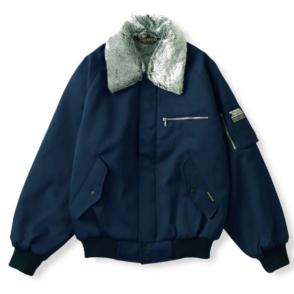 寅壱 防寒着 パイロットジャンパー 2530-124 制電 保温 防寒服