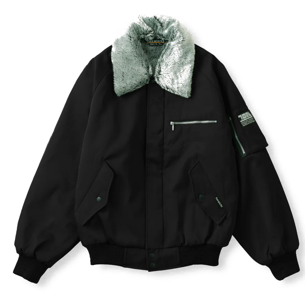 寅壱 パイロットジャンパー 漢字タグ Lサイズ 寅壱 防寒着 パイロットジャンパー 2530-124 制電 保温 防寒服