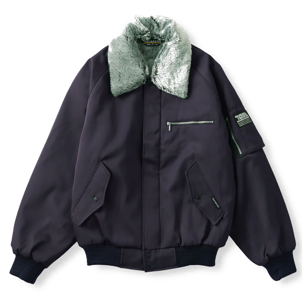 寅壱 防寒着 パイロットジャンパー 2530-124 制電 保温 防寒服