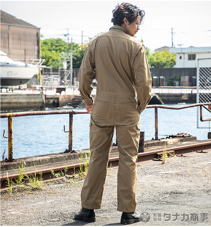 グレースエンジニアーズ 長袖つなぎ GE-220 オールシーズン 作業服 作業着 綿100%