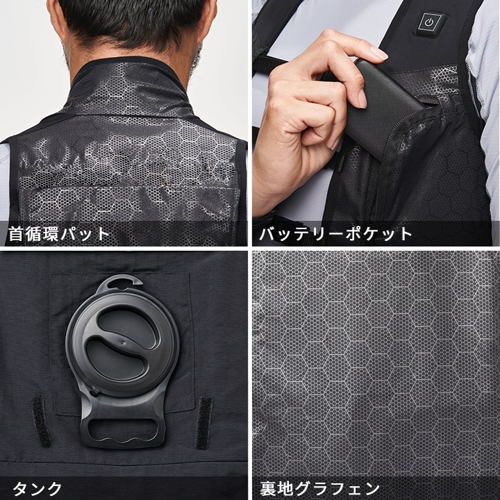 即日発送】水冷服 冷却ベスト 水循環式 2026年 春夏 冷水ベストPRO