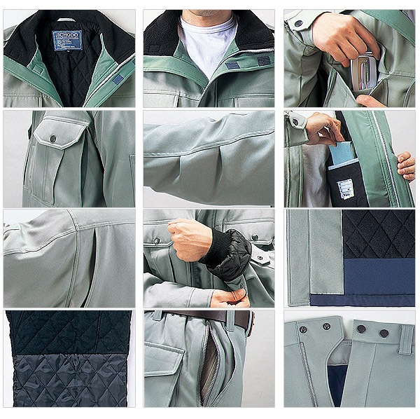 自重堂 防寒コート 48143 防寒着 防寒服 作業服 作業着 フード付き エコ防寒コート 48140シリーズ